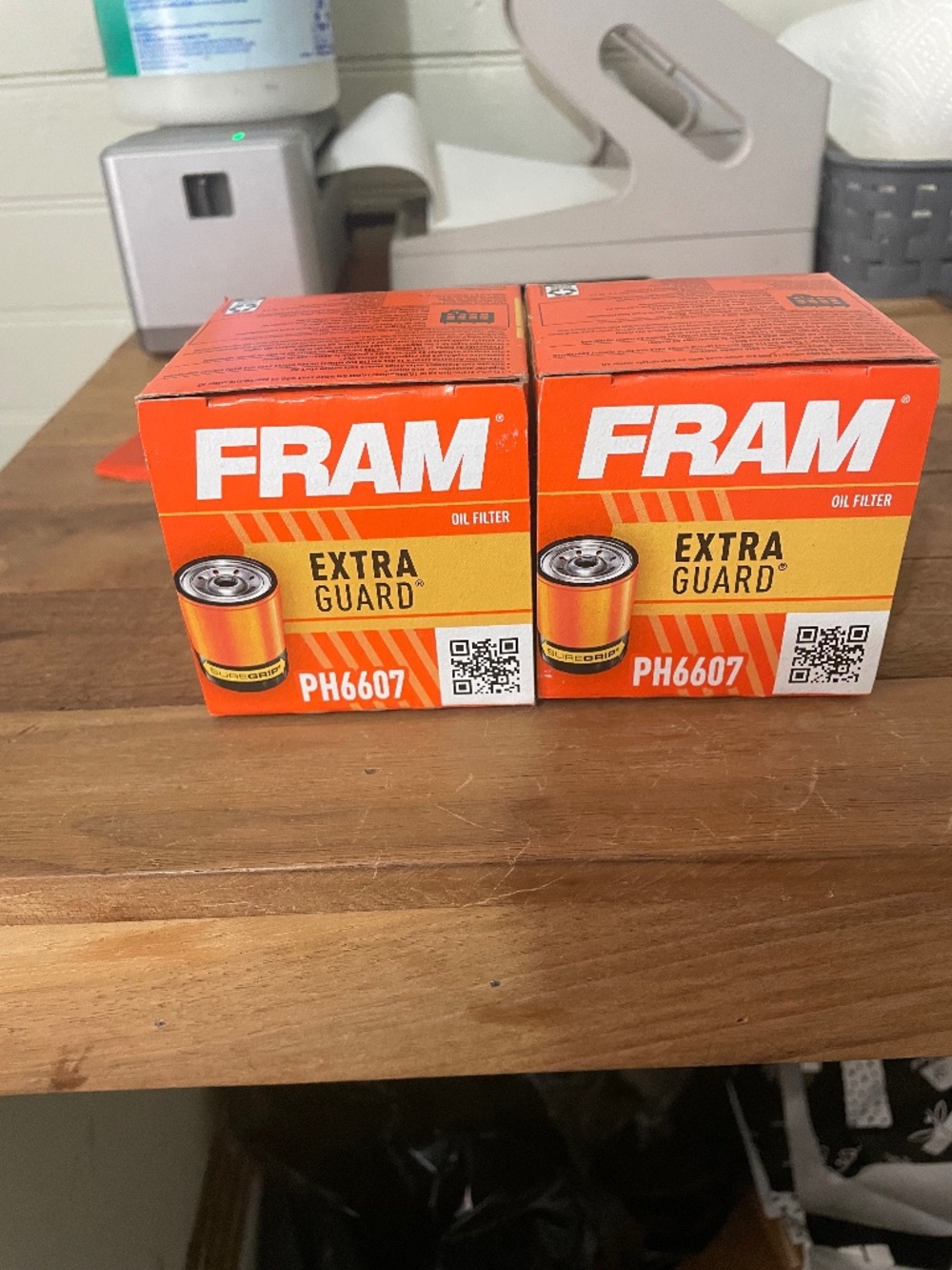 FRAM: PH6607 Extra Guard oil filters.